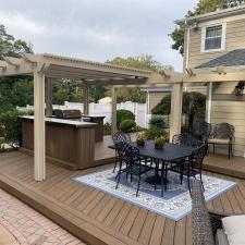 Trex Deck Installation with Bar in Northport, NY 6